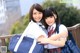 Sanae Akino Kaede Aoshima - Bushybushy School Pussy